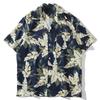 Camisa de Manga Corta con Estampado Floral Completo de Marca de Moda de la Costa Oeste Estilo Harajuku para Hombre y Mujer, Holgada de Verano Estilo Puerto