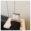 Estuche Mini de Labial Moderno y Elegante Modelo Nuevo 2026 Bolsa para Auriculares Cadena Cierre Cruzado Bolso Bolsita para Guardar Llaves y Monedas