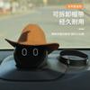 Adecuado para weilai coche nomi robot sombrero hecho a mano diy decoraciones de coche es6 es8 tocado sombrero de paja