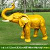 Parque de Esculturas de Plástico Reforçado com Fibra de Vidro Atacado Decoração de Jardim Externo Animal da Sorte Luz LED Luminoso Simulação Ornamentos de Elefante
