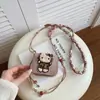 Nova bolsa feminina pequena de lã, bolsa de mão fofa de gatinho para crianças, bolsa transversal, estilo pai-filho, porta-moedas e bolsa para celular versáteis