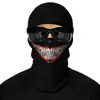Máscara de Montar para Motocicleta al Aire Libre Cubierta Facial 3D Sudadera Deportiva Sombrero a Prueba de Polvo y Frío Forro de Casco Resistente al Viento