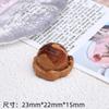 Pelota de Helado Pintada Juguete de Comida Pegamento de Crema Casero para Funda de Teléfono Móvil Pasador Joyería Resina Accesorios Pequeños Paquete de Materiales Venta al por Mayor