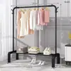Fábrica de tendedero de piso para interiores para el hogar perchero de interior para ropa perchero de dormitorio simple estante de almacenamiento para balcón para secar ropa