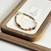 Pulsera de Cuentas de Cristal de Piedra Natural Maillard Otoño e Invierno Personalizada Combinable Diseño Nicho Regalo de Vacaciones Joyería de Mano