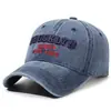 Gorra de Béisbol Bordada de Algodón Lavado Vintage Desgastada Unisex con Letras para Exteriores Casual Versátil Sombrero para el Sol
