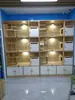 Gabinete Jaula para Gatos Gabinete de Cría de Gatos Habitación de Alojamiento para Gatos Villa para Gatos Madera Maciza Tienda de Mascotas Gabinete de Exhibición para Jaulas de Gatos Casa para Gatos de Tres Niveles