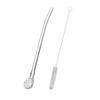 Cuchara pajita multiusos de acero inoxidable cuchara pajita linda creativa cuchara para mezclar café jugo leche té cuchara con filtro