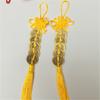 Nudo Chino Amarillo Colgante Moneda Cinco Emperadores Nudo Rojo Moneda de Cobre Colgante Cinco Emperadores Moneda Antigua Colgante para Coche Pequeño Regalo