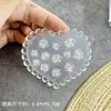 Molde de Arte de Unhas Fresco e Simples com Flor em Relevo 3D, Decoração de Unhas Material de Silicone, Ferramentas de Unha Usáveis, Atacado Transfronteiriço