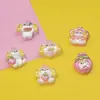 Lindo Cachorro de Fresa de Dibujos Animados a Través del Agujero Pegamento de Crema Accesorios de Resina diy Material para Funda de Teléfono Móvil Casero Pasador Joyería