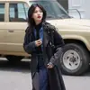 Em estoque, novo estilo coreano da moda, camisa jeans solta em camadas, azul, outros estilos europeus e americanos, elegante e outros