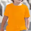 Ropa Infantil Pequeña, Mediana y Grande Camiseta de Manga Corta Infantil Transfronteriza Algodón Puro Ropa para Bebés Camiseta Lisa Camiseta Básica para Niños y Niñas Verano