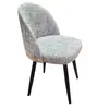 Silla de comedor tapizada suave personalizada con respaldo, cómoda para estar sentado mucho tiempo, silla de comedor moderna minimalista, silla para uso en el hogar con respaldo
