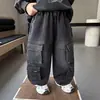 Pantalones para niño para otoño 2026, nuevos jeans de otoño elegantes de estilo coreano para niños pequeños de 2 a 3 años