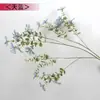 Pequeña Flor Silvestre Boda Arreglo de Flores Artificiales Hotel Diseño Floral Decoración del Hogar Fila de Flores Techo Flor de Seda Flor