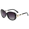 Gafas de sol polarizadas para mujer, protección UV 2023, nuevas gafas de moda, gafas de sol de protección solar, gafas de sol de verano, cara grande, adelgazamiento, conducción