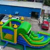 Castelo Pula Pula Inflável de PVC Resistente Selva Verde
