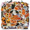 50 Pegatinas de Calabaza de Halloween de Terror para Maletas, Coches, Motocicletas, Ventanas, Decoración Personalizada Pegatinas DIY