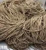 Gomas de Pelo Hexagonales Delgadas de Alta Elasticidad de 2 mm Bandas de Goma Accesorios para el Cabello Cuerda de Mano No Necesita Atar Cordones de Zapatos