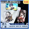 Produtos personalizados de anime e desenhos animados, incluindo broches especiais com efeito duplo, broches de metal e artigos feitos sob encomenda.