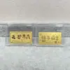 Pegatina de Teléfono de Oro Puro 999 Oro 2mg Princesa Por Favor Hazte Rico Rápido Lámina de Oro Atrae Dinero Pequeño Regalo Promocional Venta al por Mayor desde el Fabricante