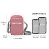 Verano Casual Versátil Lona Bolsa para Teléfono Móvil Verano para Mujer Bolsa Pequeña para Teléfono Móvil Portátil Bandolera Cruzada