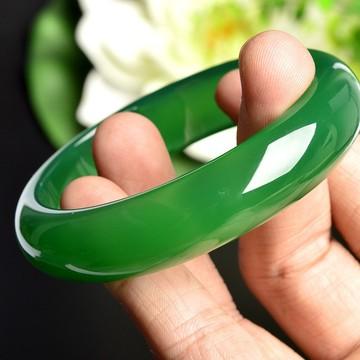 Fabricantes atacado natural brasileiro verde calcedônia pulseira feminina ágata jade pulseira menina jade pulseira jade