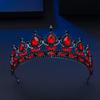 Tiara Rainha Nupcial Europeia e Americana Acessórios de Cabelo Amazon Mais Vendida Performance Passarela Liga Diamante Tiara Acessórios de Vestido