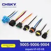 Conector de soquete de suporte de lâmpada de farol de halogênio de carro personalizado 9004-9005-9006-H9-H11-H13-H16