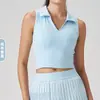 Camiseta Polo de Manga Corta de Verano Transfronteriza para Mujer, Chaleco Deportivo para Fitness, Top de Yoga Ajustado para Pilates