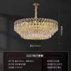 Araña de cristal de lujo ligero estilo italiano para sala de estar, araña de lujo y elegante de alta gama con 6 luces para comedor, hierro estilo vintage color crema