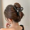 Presilha de cabelo marrom estilo francês para mulheres, moderna e versátil, com toque de luxo, presilha de tubarão, novo modelo 2026, acessório de cabelo tipo garra Maillard