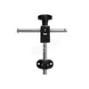 Clip en U Soporte en T Pequeño Soporte para Barandilla XT Montaje Lateral Soporte Combinado Base de Montaje con Agujero M6 Transportador de Banda