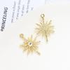 Liga Inserções Tulipa Zircônio Amor Brincos Pingente DIY Joias Feitas à Mão Pulseira Colar Brincos Acessórios Material