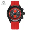 Ventas Directas de Fábrica y Venta al por Mayor de Relojes Casuales para Hombre, Relojes de Cuarzo Multifuncionales, Correas de Silicona Impermeables, Transmisión en Vivo y Dropshipping