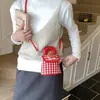 Bolso a Cuadros de Moda para Niña Bolso de Mano Dibujo Animado Lindo Potro Pequeño Bolso de Hombro para Bebé 2026 Nuevo Modelo Bolso de Accesorios para Niños