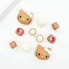 Nuevos Lindo Tomate Estrella Kt Gato Resina Joyería Accesorios DIY Moda Agujero Zapato Hebilla de Zapato DIY Joyería Hebilla de Zapato