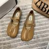 Sapatos Mary Jane Retrô Franceses para Mulheres 2026 Novos Sapatos Rasos Versáteis de Verão com Saias Solado Macio Mocassins Confortáveis