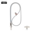 Cordón elegante de 6 mm con hebilla doble para teléfono móvil, para muñeca, corto, funda para teléfono móvil, cordón tejido, cordón para cámara/llaves, antipérdida