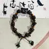 Joyería de Granos de Café Jingdezhen Pulsera de Cuentas Divertida Nueva Pulsera Trenzada para Mejor Amiga de Niñas Pareja Venta al por Mayor