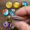 Venta Caliente Transfronteriza Nuevo Color Creativo Matriz Bagua Taiji Gema del Tiempo Cristal Vidrio Suave Imanes de Nevera