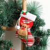 Pingente de decoração de Natal transfronteiriço Papai Noel enfeite pendurado na porta Enfeite de Natal decoração de férias pingente pendurado enfeite