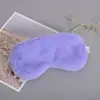 Máscara de Ojos de Piel de Conejo Rex Tablero Ligero Oscurecimiento Felpa Máscara de Ojos de Seda Máscara de Ojos para Descanso de Almuerzo Máscara de Ojos para Viaje de Negocios Caliente
