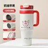 2026 Taza Térmica Popular con Forma de Manzana para Perros y Gatos, de Alto Valor, con Popote, Taza de Agua Grande para Coche