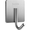 Gancho adhesivo resistente para cocina, baño, pared, puerta, poste, llave, sin perforaciones, sin costuras, resistente a la carga, gancho para colgar ropa