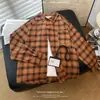 Otoño 2026 Nueva Camisa para Hombre Estilo Retro Americano Cuadros Holgada Solapa Casual Moderna Manga Larga Hombre