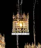 Novo Salão de Casamento Adereços de Ferro Lâmpada Prateada Eletrogalvanizada Lâmpada de Teto de Cristal Iluminação Adereços de Casamento Lustre de Corrente de Cristal