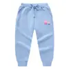 Ropa para niños pantalones para niños ropa de otoño pantalones deportivos gruesos para niños pantalones otoño e invierno Cerdo de dibujos animados pantalones casuales moda