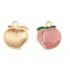 Pingentes de Frutas de Liga com Gotejamento de Óleo Acessórios para Pulseira Brinco DIY Charms de Morango Laranja Feio Abacaxi Ovelhinha Acessórios DIY